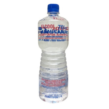 ALCOOL ETILICO HIDRATADO 70% 1000 ML ARAUCARIA